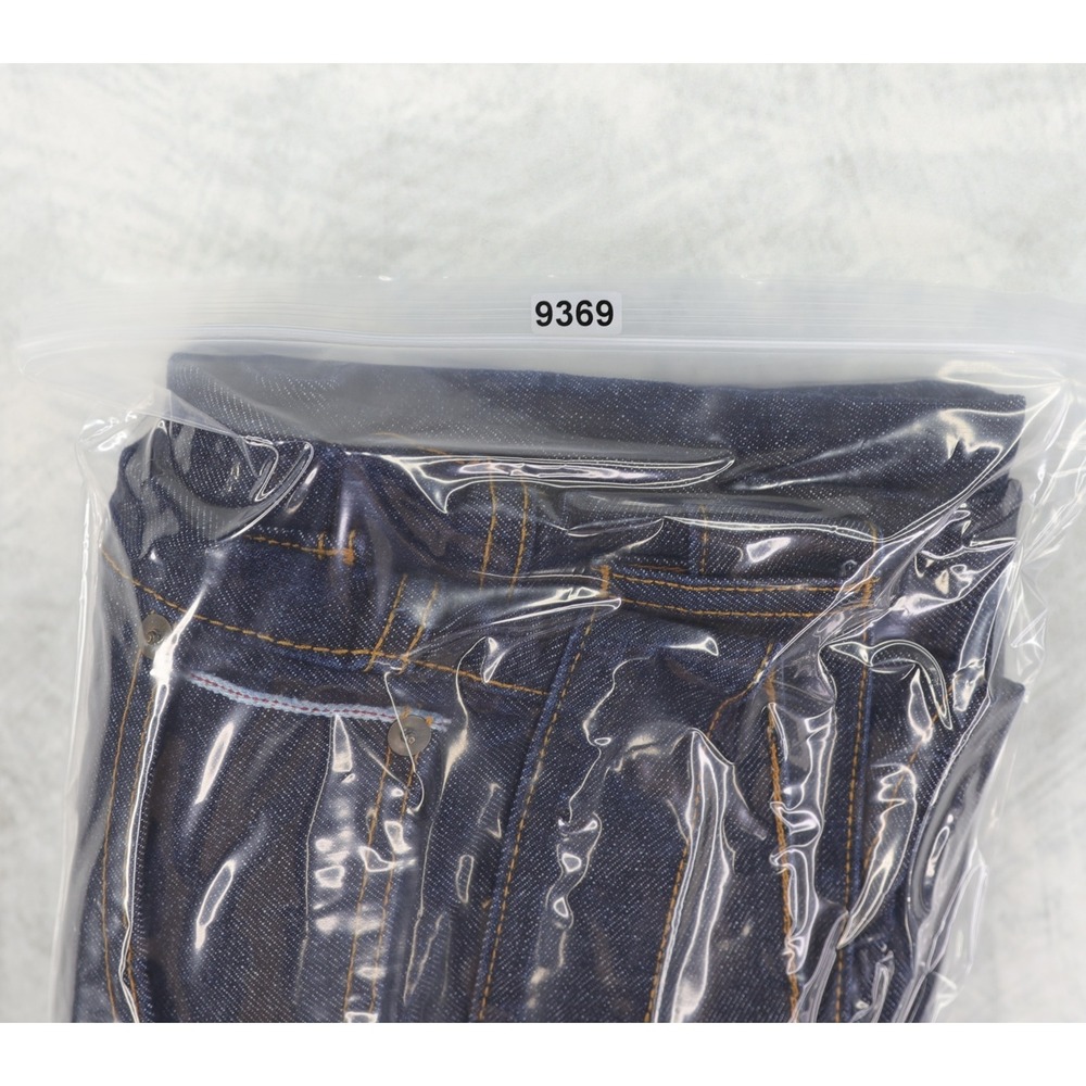Brave Star Selvage Jeans Mens 33x36 Indigo Blue Raw Denim Made in USA Button Fly - Picture 15 of 15